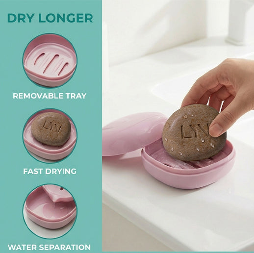 Eudoralyn Travel Ritual Case | Soap Box with Drain Tray