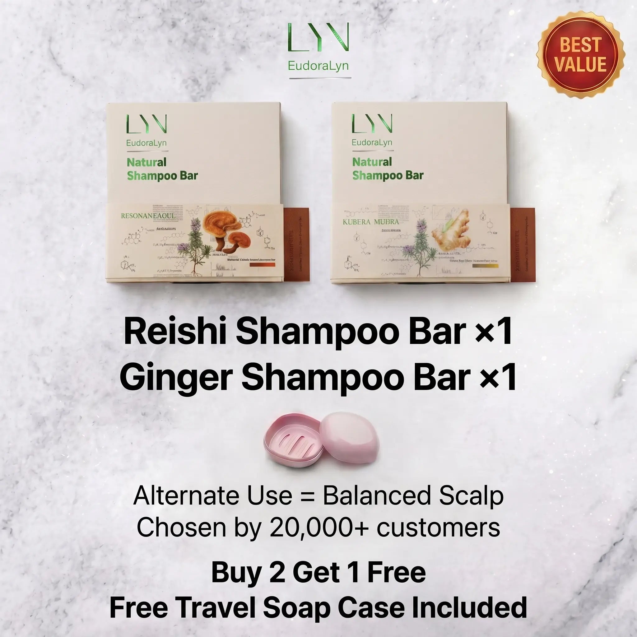 Hair Growth & Scalp Repair Shampoo Bar