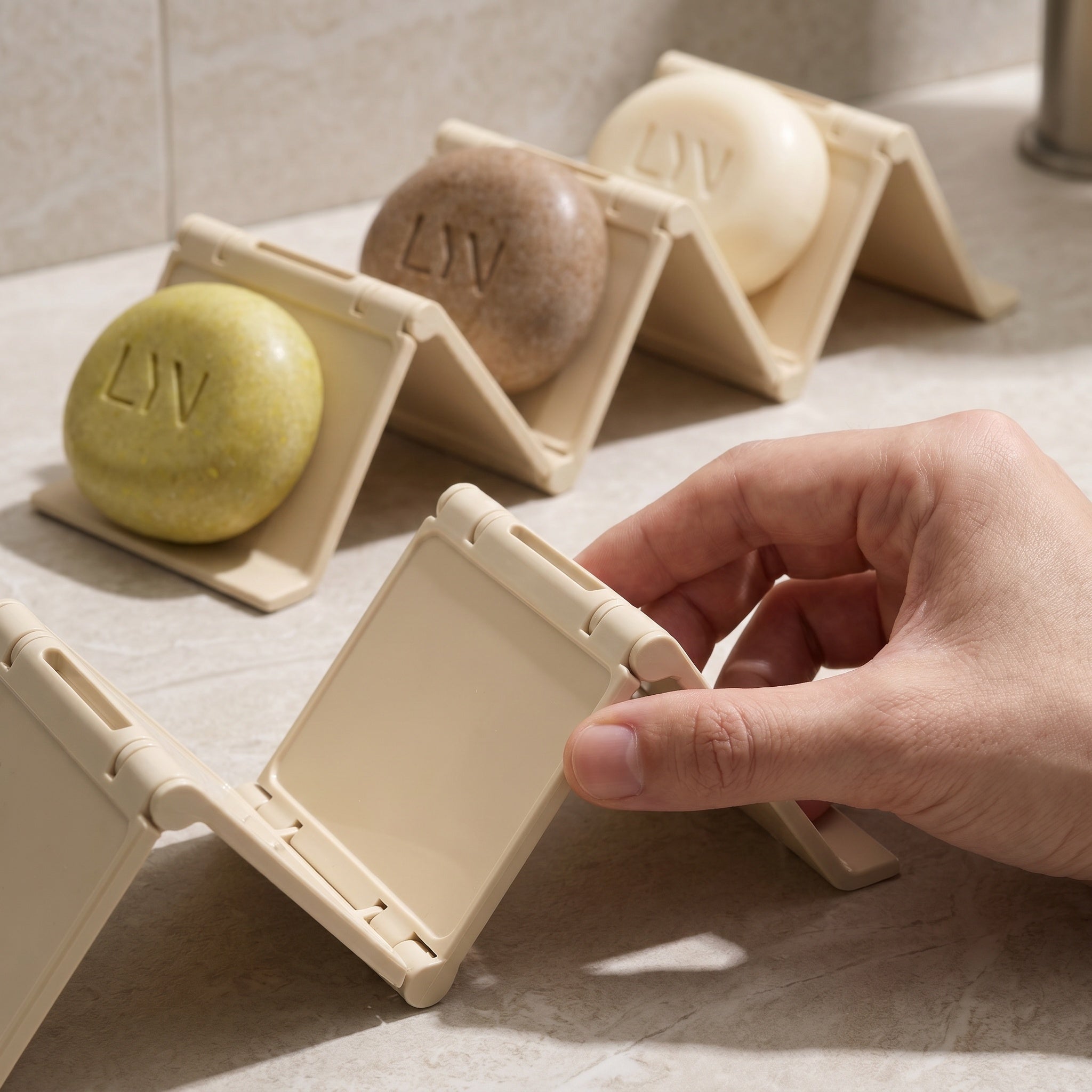 Expandable Shampoo Bar Drying Rack