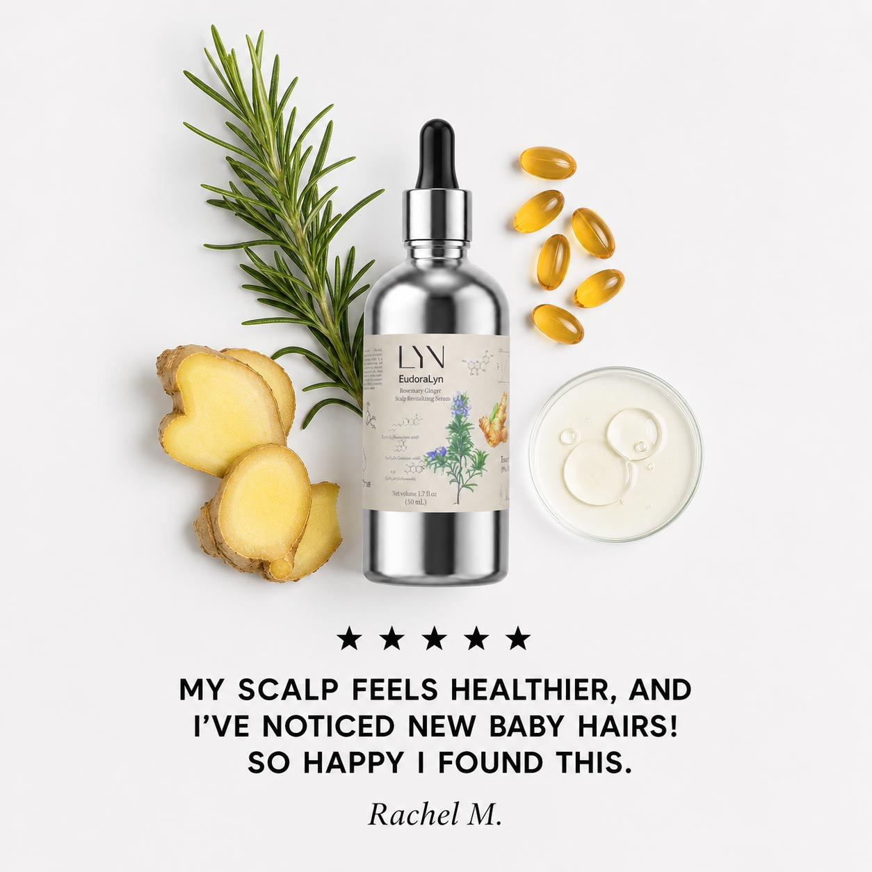 Advanced Rosemary &amp; Adenosine Hair Regrowth Scalp Oil