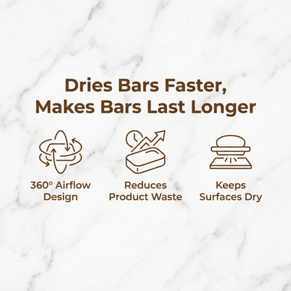 Expandable Shampoo Bar Drying Rack