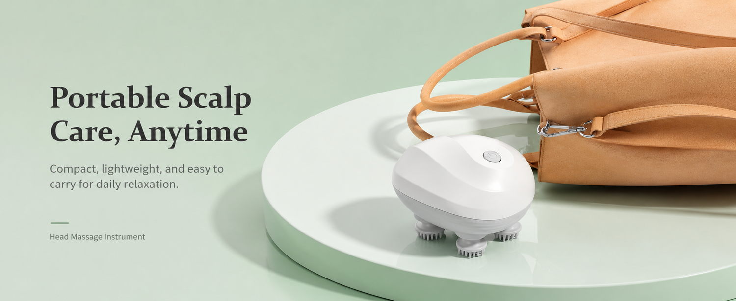 Scalp Massager &amp; Rosemary Oil Set
