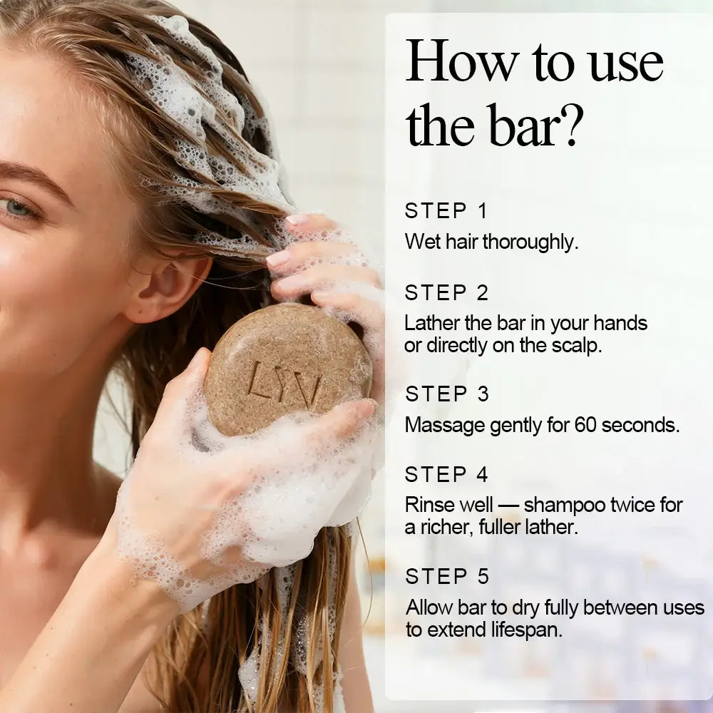 Hair Growth &amp; Scalp Repair Shampoo Bar