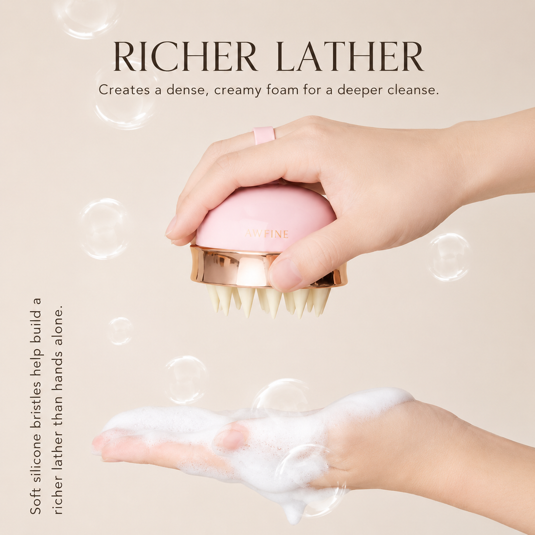 2-in-1 Scalp Massager &amp; Shampoo Brush
