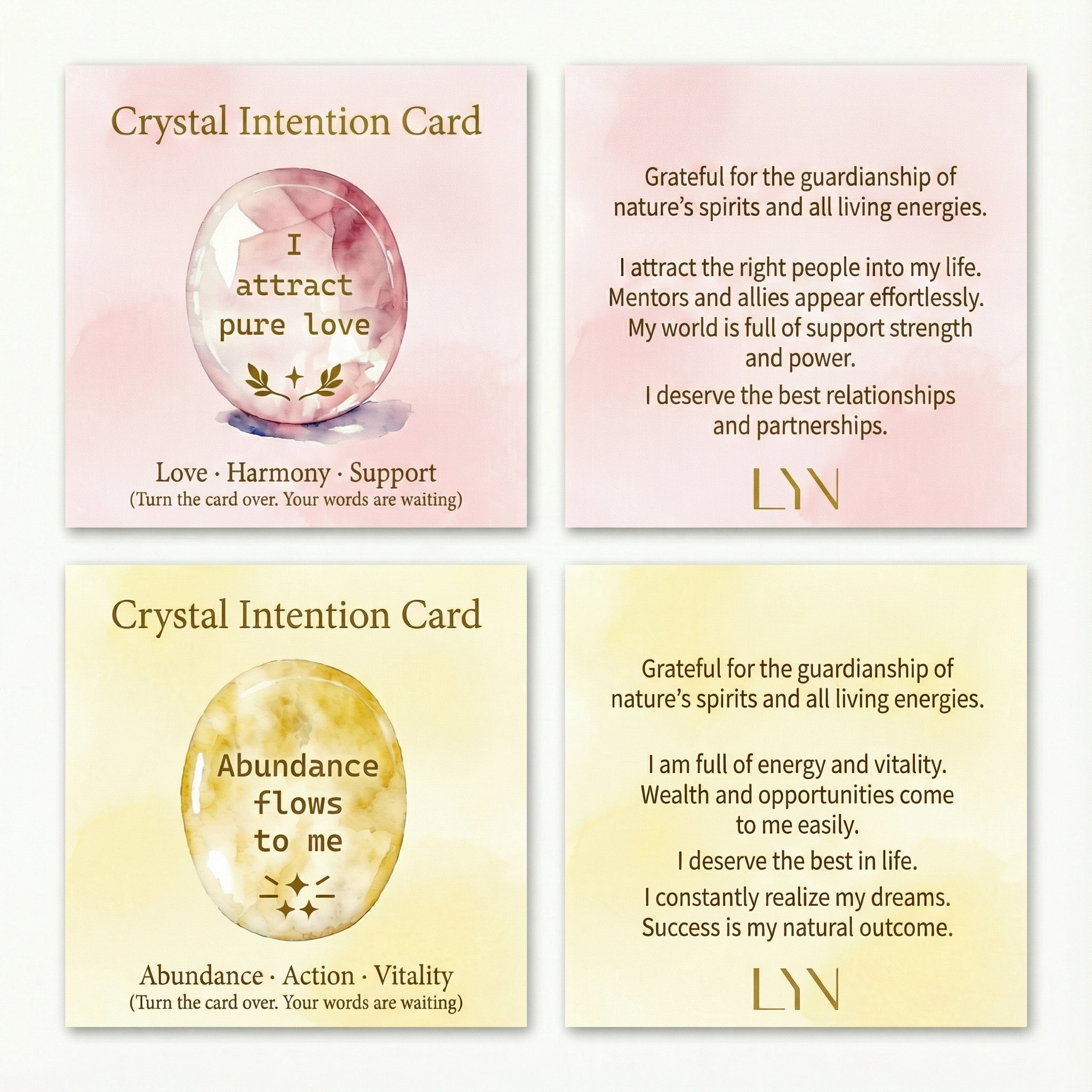 Rose Quartz & Citrine Shampoo Bar Set