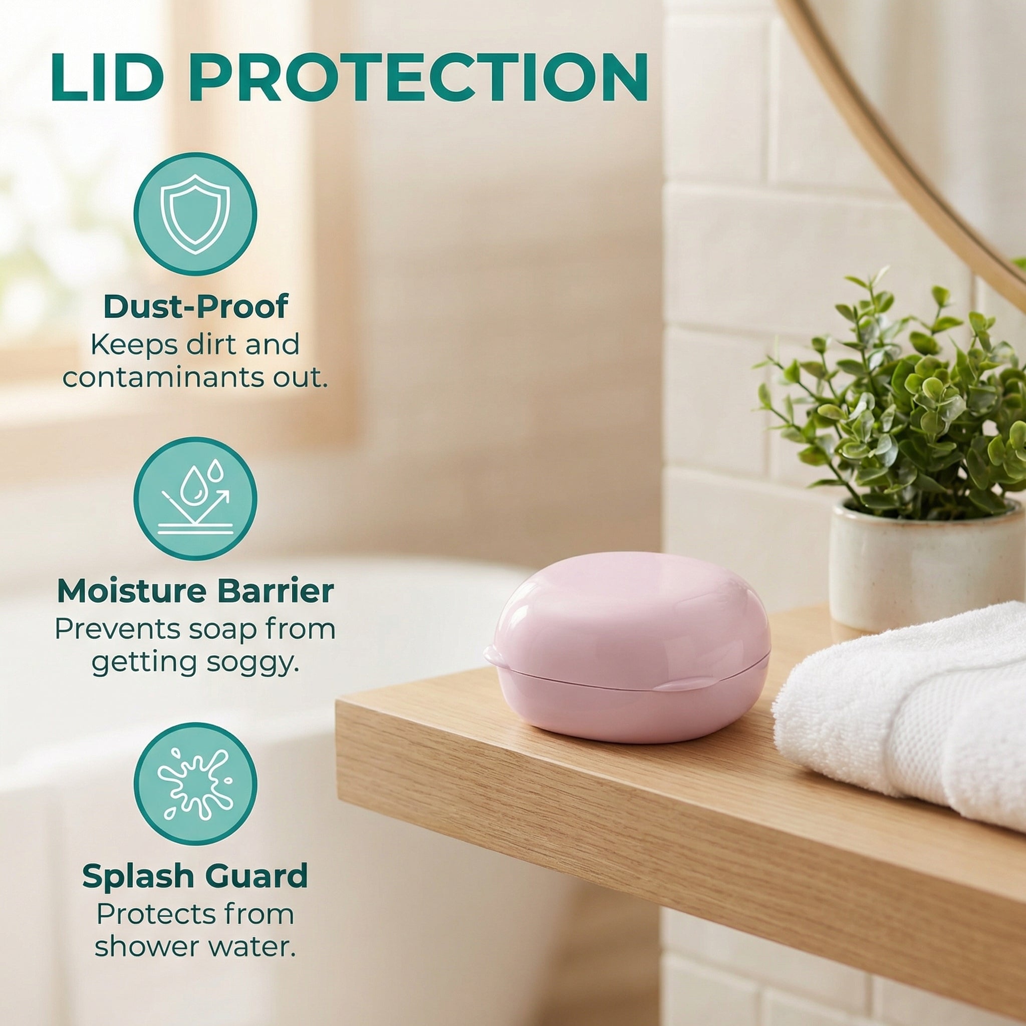 Eudoralyn Travel Ritual Case | Soap Box with Drain Tray